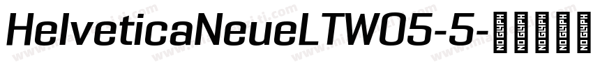 HelveticaNeueLTW05-5字体转换