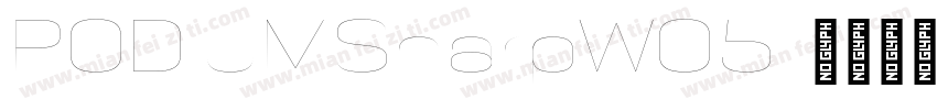 PODIUMSharpW05字体转换