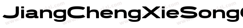 JiangChengXieSong600字体转换