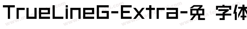 TrueLineG-Extra字体转换