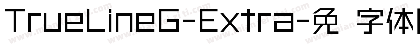 TrueLineG-Extra字体转换