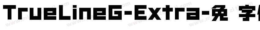 TrueLineG-Extra字体转换