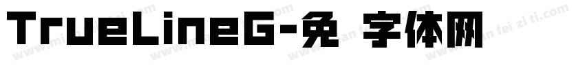 TrueLineG字体转换