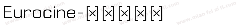 Eurocine字体转换