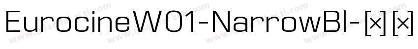 EurocineW01-NarrowBl字体转换