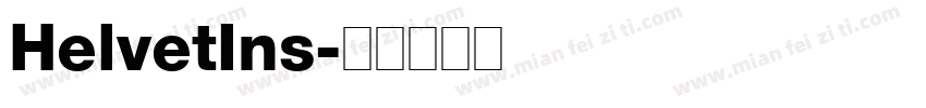 HelvetIns字体转换