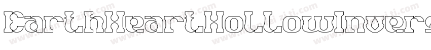 EarthHeartHollowInverse-zVaD字体转换