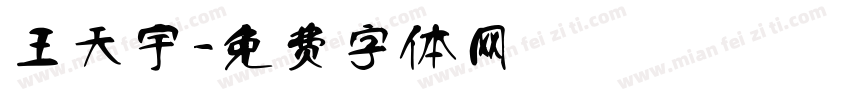 王天宇字体转换