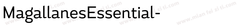 MagallanesEssential字体转换
