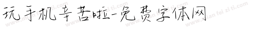 玩手机辛苦啦字体转换
