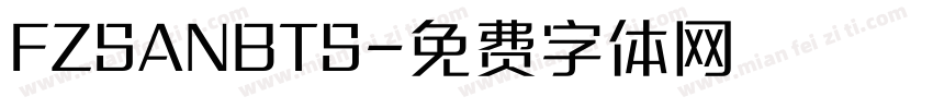 FZSANBTS字体转换