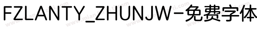 FZLANTY_ZHUNJW字体转换