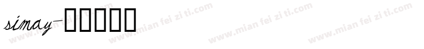simay字体转换