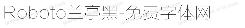 Roboto兰亭黑字体转换