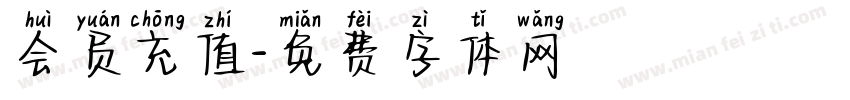 会员充值字体转换