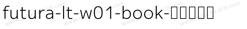 futura-lt-w01-book字体转换