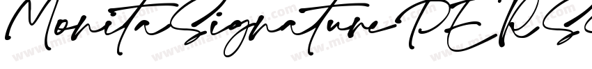 MonitaSignaturePERSO字体转换