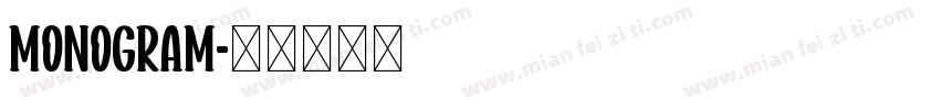 Monogram字体转换