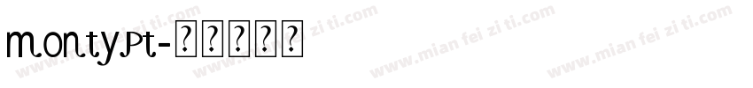 montypt字体转换