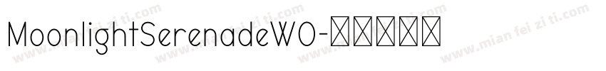 MoonlightSerenadeW0字体转换