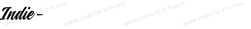 Indie字体转换