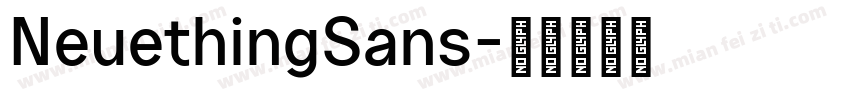 NeuethingSans字体转换