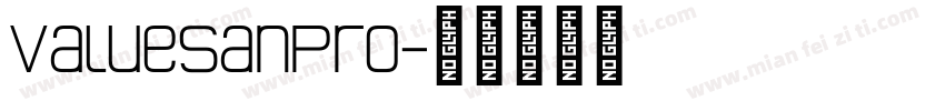 ValueSanPro字体转换