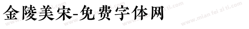金陵美宋字体转换