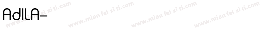AdILA字体转换