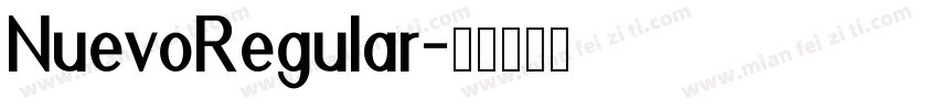 NuevoRegular字体转换