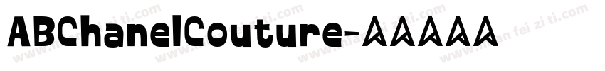 ABChanelCouture字体转换