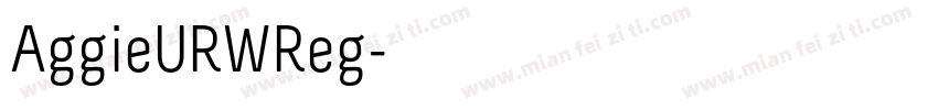AggieURWReg字体转换