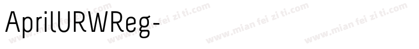 AprilURWReg字体转换