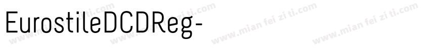 EurostileDCDReg字体转换