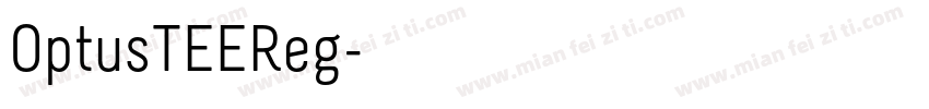 OptusTEEReg字体转换