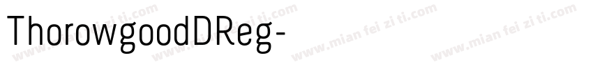 ThorowgoodDReg字体转换