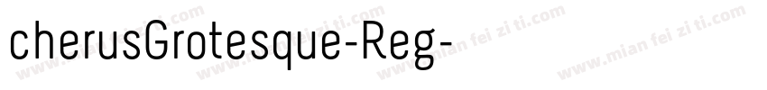 cherusGrotesque-Reg字体转换
