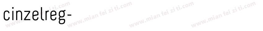 cinzelreg字体转换