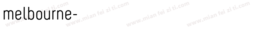 melbourne字体转换