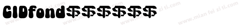 CIDfond字体转换