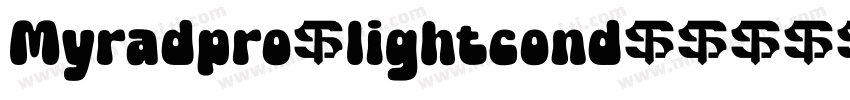 Myradpro-lightcond字体转换