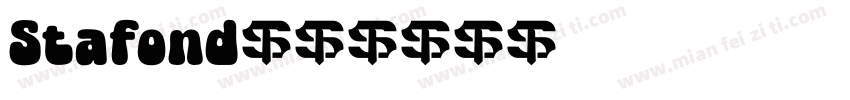Stafond字体转换