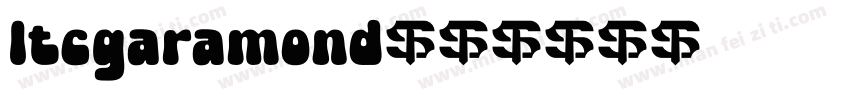 ltcgaramond字体转换