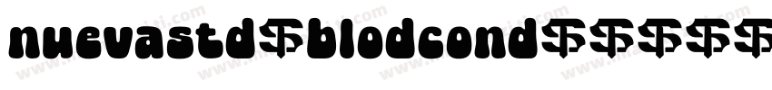 nuevastd-blodcond字体转换