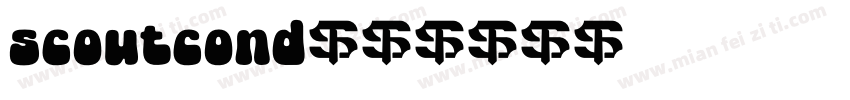 scoutcond字体转换