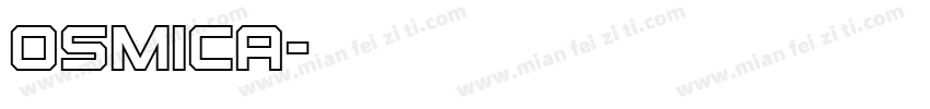 Osmica字体转换