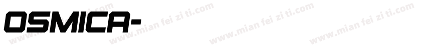 Osmica字体转换
