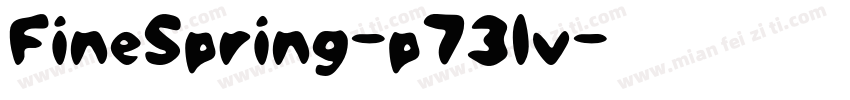 FineSpring-p73lv字体转换