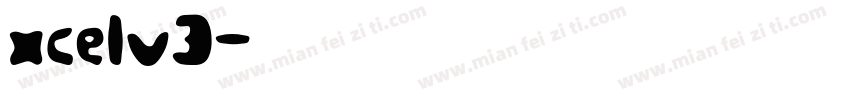 xcelv3字体转换