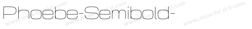 Phoebe-Semibold字体转换